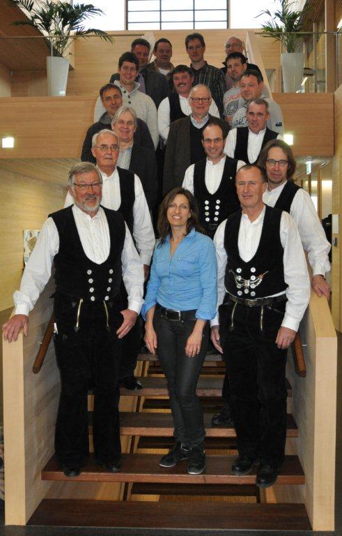 Mitglieder der Zimmererinnung Stuttgart